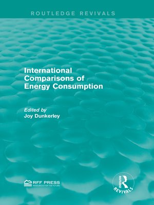 cover image of International Comparisons of Energy Consumption